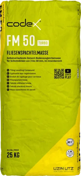 Codex FM 50 Turbo Fliesenspachtelmasse - 25 KG